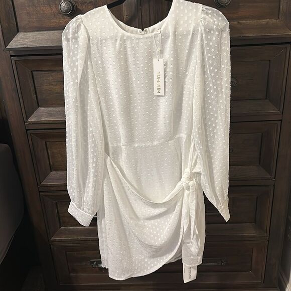 NWT Yumi Kim Swiss Dot White Dress - Picture 2 of 7